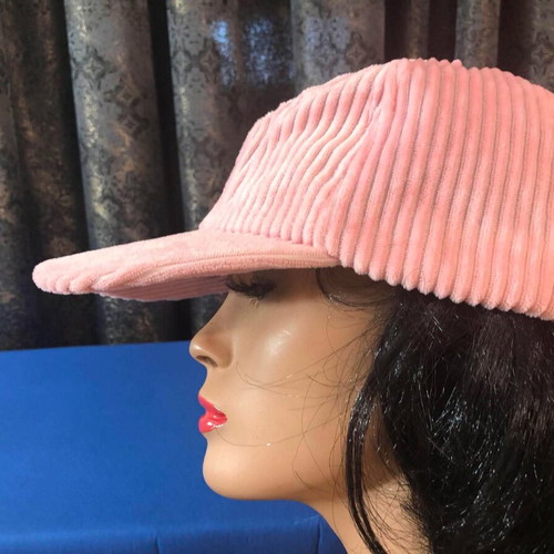 Pink hat like new, sizes M and L, 57 cm