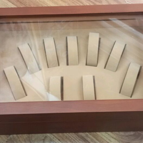 Wooden watch box for 10 watches like new