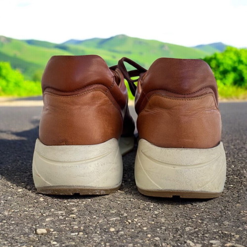 Gianna Kazakou leather shoes used, brown, size 44