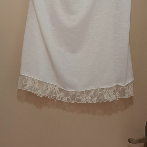 Dina blouse XL like new, double layer with lace and mesh