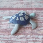 FIMO Turtle Figure used, height 5 cm