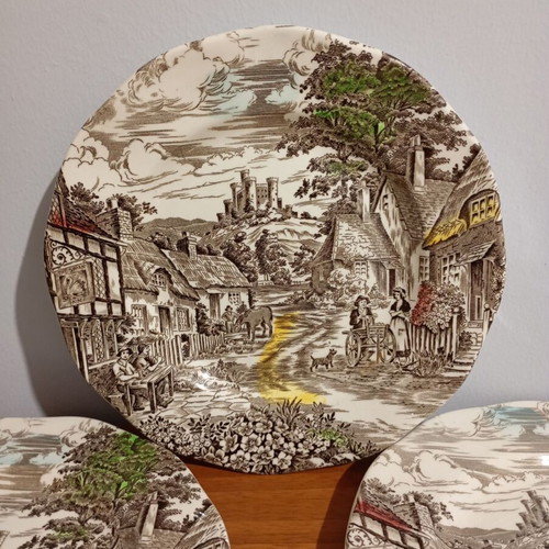 Plates England enoch Wedgwood 5 pieces