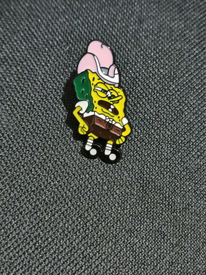 SpongeBob Cowboy Pin like new