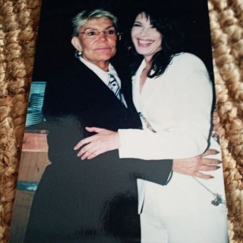 Rare authentic photo of Marinella and Sofia Aliberti, like new, 12.7x19 cm