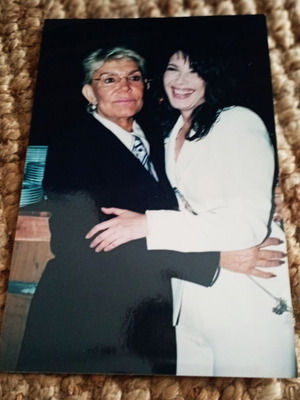 Rare authentic photo of Marinella and Sofia Aliberti, like new, 12.7x19 cm