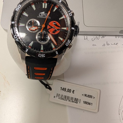Lotus chronograph watch with 2026 Final Four logo brand new