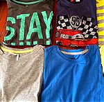  Bazaar Σαββατοκύριακου!!!!!   13 κοντομάνικα μπλουζάκια για αγόρια μέχρι 10 ετών