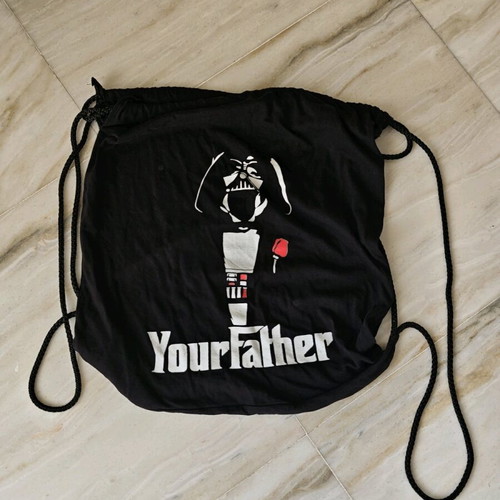 Darth Vader Disney backpack like new, black textile