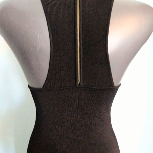 Gestuz dress with leather effect like new