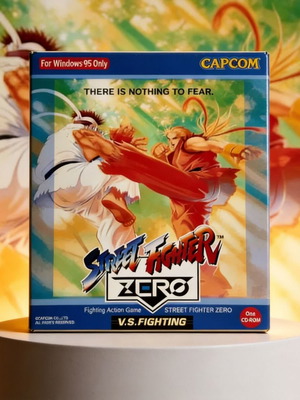 Street Fighter Zero PC game like new, 2D fighting