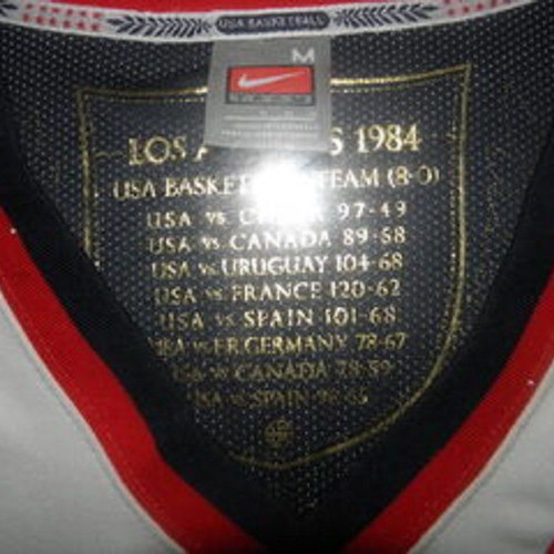 Michael Jordan USA Los Angeles Olympic Games 1984 jersey framed like new