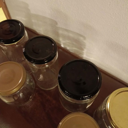 Storage jars set of 6 like new