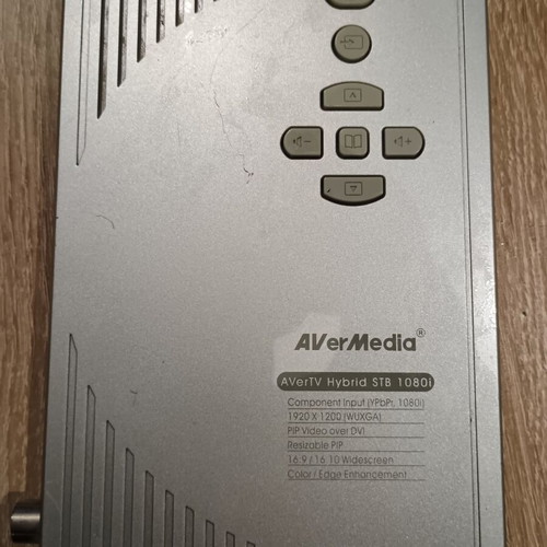 AVerMedia AVerTV Hybrid STB 1080i TV receiver and signal converter used
