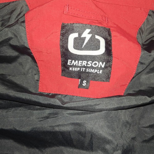 Emerson Genius sleeveless puffer vest size S like new, red