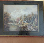 Framed art print like new