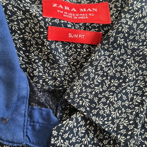 Zara men's shirt like new, multicolored, size M