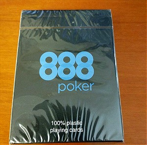 Συλλεκτική Τράπουλα 888 Poker πλαστική.
