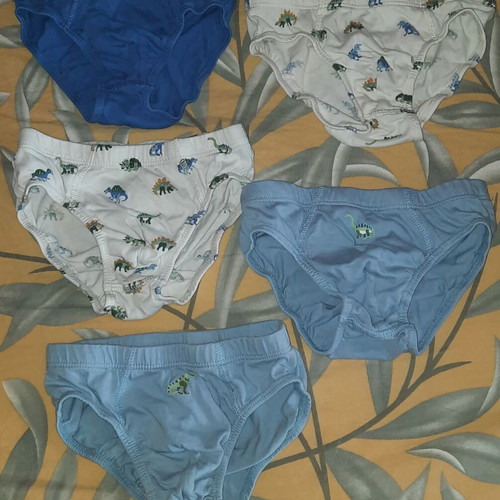 Boys' briefs H&M new, size 98 cm, pack of 5