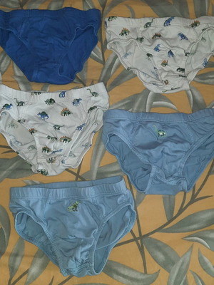 Boys' briefs H&M new, size 98 cm, pack of 5