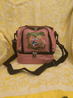 Stitch Scrump Disney Pink Insulated Lunch Bag with 2 Compartments