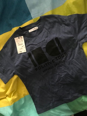 Zara T-shirt new, blue, size 128 cm for 8 years old