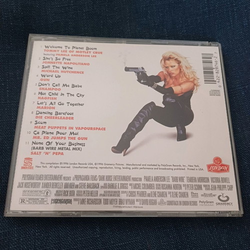 Barb Wire CD soundtrack new, rock
