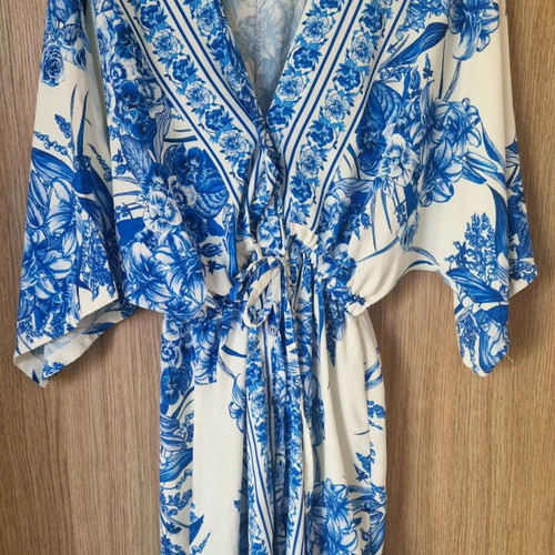 Mini summer dress like new, blue