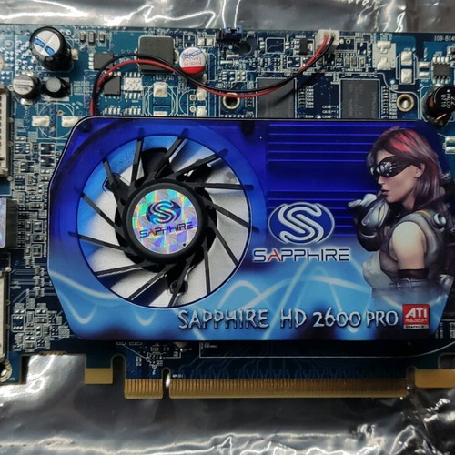 SAPPHIRE HD 2600 PRO 512MB graphics card used