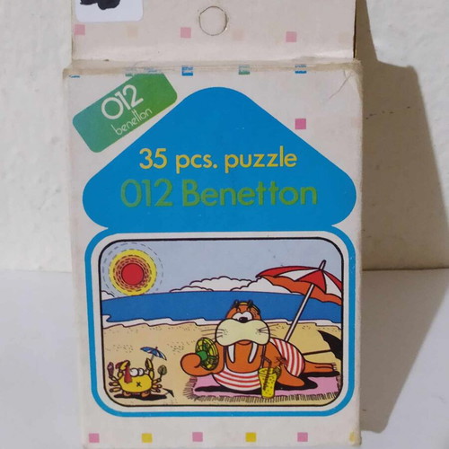Benetton mini puzzle new, 35 pieces, 1983