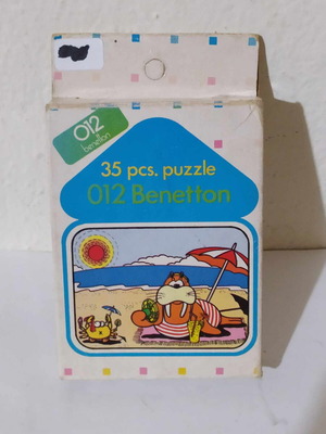 Benetton mini puzzle new, 35 pieces, 1983