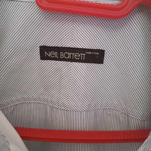 Neil Barrett summer striped collectible shirt like new XL