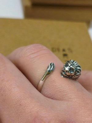 Ring Pure Silver The Nemean Lion New