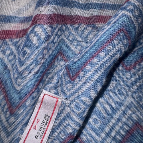 Lightweight scarf with paisley pattern by Achilleas Accessories like new