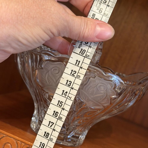 Crystal vase, vintage