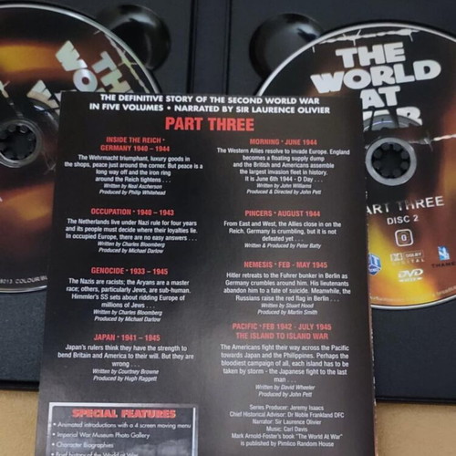 The World at War Special Collectors Edition 5 DVD like new