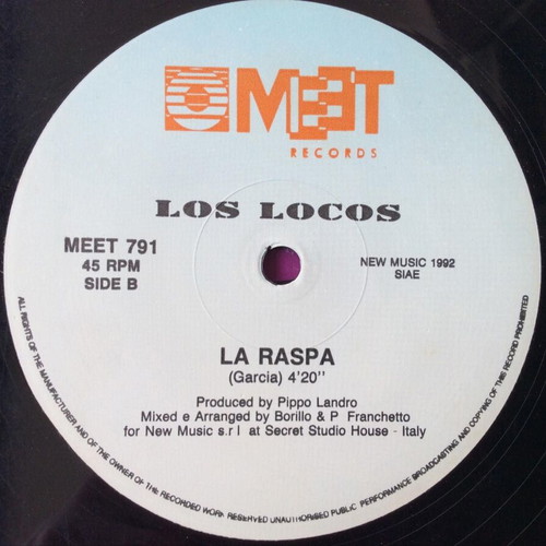 Maxi Single Los Locos – La Raspa used vinyl record