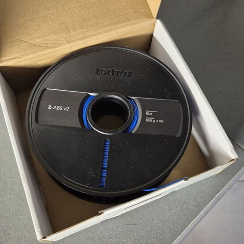 X-ABS Zortrax M200 Blue ABS 3D Printing Filament 800gr like new