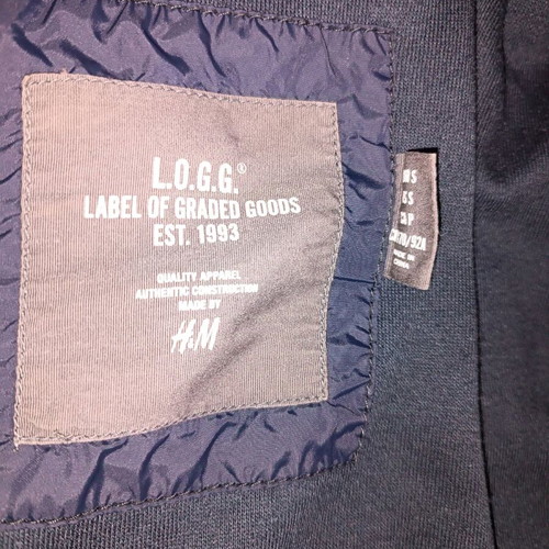 H&M lightweight men's jacket like new, size small, blue