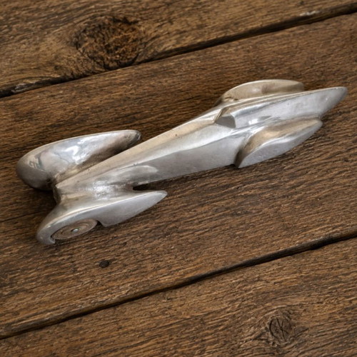 Aluminium LSR car 45 cm 1940s collectible