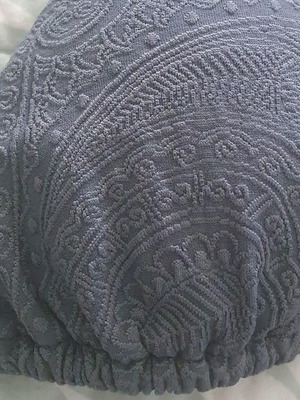 Mango bikini top grey/khaki with embossed effect, like new