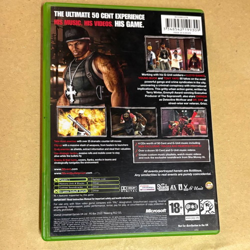 50 Cent Bulletproof Xbox game