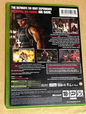 50 Cent Bulletproof Xbox game