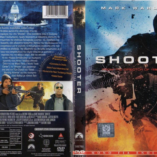 Shooter DVD used, action drama thriller with subtitles