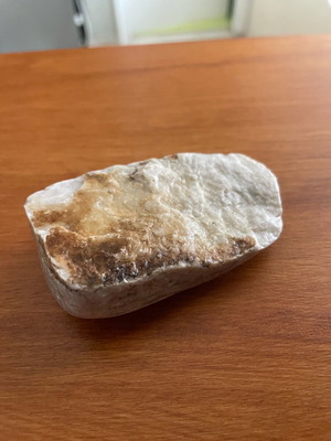 White quartz new with green inclusions