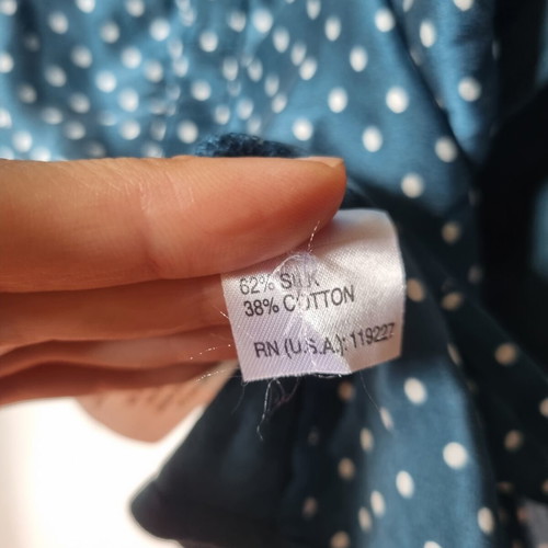 Massimo Dutti μεταξωτή μπλούζα σαν καινούργια, μέγεθος M, βαμβακερή πλάτη