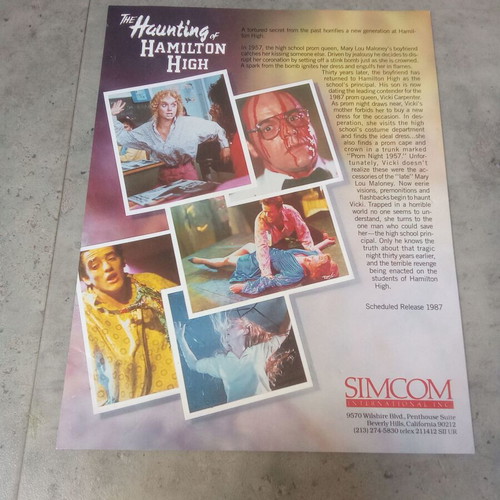 The Hunting of Hamilton High movie poster 1980