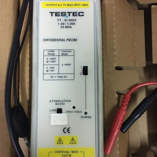 Differential probe 25Mhz TESTEC TT-SI9002 like new