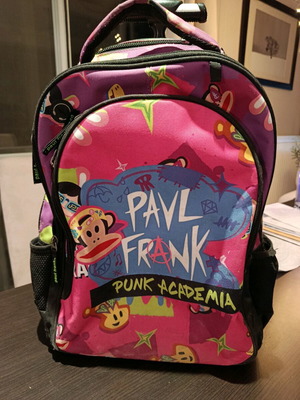 Paul Frank Punk school trolley bag like new