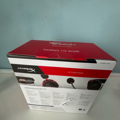 HyperX Cloud Alpha Wireless Over Ear Gaming Headset new