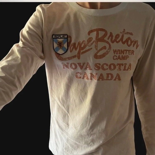Replay Y2K vintage long sleeve shirt like new with rare patch
